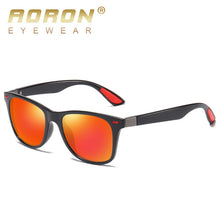 Carica l&#39;immagine nel visualizzatore di Gallery, AORON Polarized Sunglasses for Men and Women Classic Retro Design Square Frame Sun Glasses 100% UV Protection