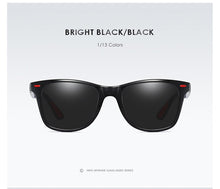 Carica l&#39;immagine nel visualizzatore di Gallery, AORON Polarized Sunglasses for Men and Women Classic Retro Design Square Frame Sun Glasses 100% UV Protection