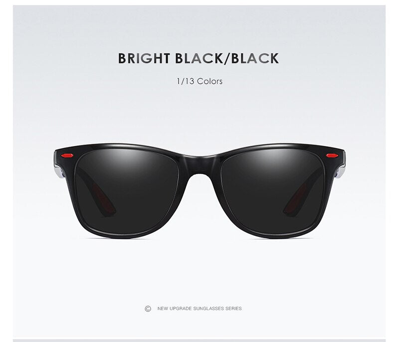 AORON Polarized Sunglasses for Men and Women Classic Retro Design Square Frame Sun Glasses 100% UV Protection