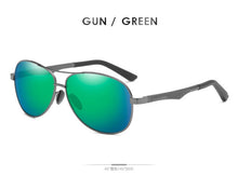 Load image into Gallery viewer, AORON Sunglasses Men Polarized Sunglasses Aluminum Leg Frame UV400 Sun Glasses Classic Pilot Mirror Sunglasses Men