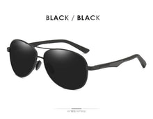 Load image into Gallery viewer, AORON Sunglasses Men Polarized Sunglasses Aluminum Leg Frame UV400 Sun Glasses Classic Pilot Mirror Sunglasses Men
