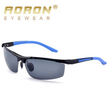 Carica l&#39;immagine nel visualizzatore di Gallery, AORON Sunglasses Men Polarized Sunglasses Classic Sports Driving Mirror Glasses Aluminum Frame UV400 Sun Glasses A8530