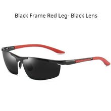 Carica l&#39;immagine nel visualizzatore di Gallery, AORON Sunglasses Men Polarized Sunglasses Classic Sports Driving Mirror Glasses Aluminum Frame UV400 Sun Glasses A8530