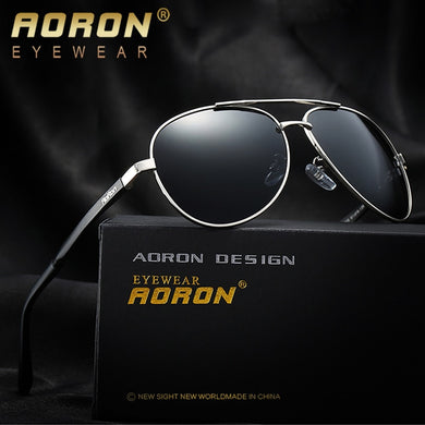 AORON Vingate Men Sunglasses Polarized Women Retro Original Brand Glasses  Goggoles Classic Anti Glare