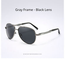 Carica l&#39;immagine nel visualizzatore di Gallery, AORON Vingate Men Sunglasses Polarized Women Retro Original Brand Glasses  Goggoles Classic Anti Glare