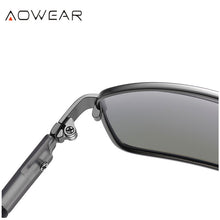 Load image into Gallery viewer, AOWEAR 2023 Rectangle Polarized Sunglasses Men Cool Driving Mirror Sun Glasses for Man Women Decorative Glasses Gafas De Sol