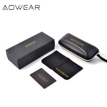 Load image into Gallery viewer, AOWEAR Aluminum Rimless Photochromic Sunglasses Men Polarized Day Night Driving Glasses Chameleon discolor Lens Eyeglass Gafas