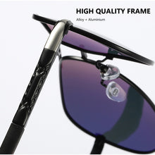 Load image into Gallery viewer, AOWEAR Aviation  Sunglasses Men Polarized Oversized Driving Mirror Glasses Male Brand Designer Retro Eyewear with Case