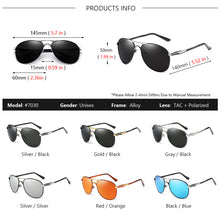 Load image into Gallery viewer, AOWEAR Brand Aviation Polarized Sunglasses Men Classic Driving Retro Sun Glasses Man Driver Oversized Eyewear Gafas De Sol