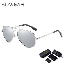 Load image into Gallery viewer, AOWEAR Classic Aviation Polarized Sunglasses Men  Polit Sunglass Male Coating Mirror Driving Goggles Glasses Oculos Gafas