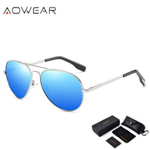 Load image into Gallery viewer, AOWEAR Classic Aviation Polarized Sunglasses Men  Polit Sunglass Male Coating Mirror Driving Goggles Glasses Oculos Gafas
