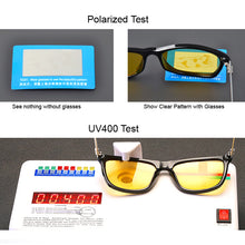 Load image into Gallery viewer, AOWEAR HD Night Vision Glasses Men Aluminium Yellow Lens Sunglasses Men Polarized Night Safe Driving Goggles Oculos Gafas De Sol