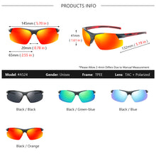 Load image into Gallery viewer, AOWEAR Lightweight Sport Cycling Sunglasses Men Polarized Outdoor Mirror Sun Glasses Male Cool Outside UV400 Protection Goggles
