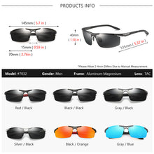 Load image into Gallery viewer, AOWEAR  Aluminium Rimless Sunglasses Men Polarized Sport Outdoor Mirror Sun Glasses for Men Drive Eyewear with Accessories