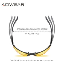 Load image into Gallery viewer, AOWEAR  Polarized Night Vision Glasses for Men Aluminum Yellow Big Sports Style Car Driver Sunglasses for Night Driving