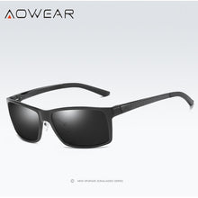 Load image into Gallery viewer, AOWEAR  Polarized Sunglasses Men Brand Designer Aluminum Square Retro Sun Glasses Male UV400 Protective Oculos Gafas