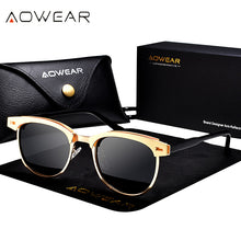 Load image into Gallery viewer, AOWEAR  Punk Sunglasses Women Polarized Vintage Sun Glasses Ladies Steampunk Brand Designer Glasses Gafas De Sol