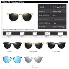 Load image into Gallery viewer, AOWEAR  Punk Sunglasses Women Polarized Vintage Sun Glasses Ladies Steampunk Brand Designer Glasses Gafas De Sol