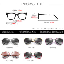 Load image into Gallery viewer, AOWEAR  Vintage Polarized Sunglasses Women Oversized Sun Glasses Ladies Cat Eye Shades Glasses Oculos Gafas