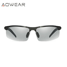 Load image into Gallery viewer, AOWEAR Mens Photochromic Sunglasses Men Polarized Day Night Driving Chameleon Glasses Aluminium Magnesium Sports Style Sunglass