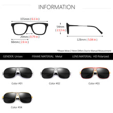Load image into Gallery viewer, AOWEAR Mens Square Sunglasses Men Polarized  Brand Vintage Retro Sun Glasses Male Cool Driving Goggle Glasses gafas de sol