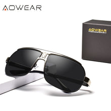 Load image into Gallery viewer, AOWEAR Mens Square Sunglasses Men Polarized  Brand Vintage Retro Sun Glasses Male Cool Driving Goggle Glasses gafas de sol