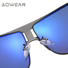 Load image into Gallery viewer, AOWEAR Mens Square Sunglasses Men Polarized  Brand Vintage Retro Sun Glasses Male Cool Driving Goggle Glasses gafas de sol