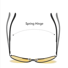 Load image into Gallery viewer, AOWEAR Night Vision Driver Glasses Men Polarized UV400 Night Driving Yellow Aviation Sunglasses Man Brand Goggles Eyewear