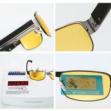 Load image into Gallery viewer, AOWEAR Polarized Night Vision Driving Glasses Male Square Yellow Driver Goggles Sunglasses for Men / Women Oculos De Sol