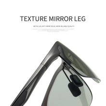 Carica l'immagine nel visualizzatore di Gallery, AOWEAR Sports Rimless Photochromic Sunglasses Men Polarized Day Night Chameleon Glasses Outdoor Lens Color Change Sun Glasses