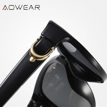 Load image into Gallery viewer, AOWEAR Vintage Sunglasses Women Polarized Retro Sun Glasses Ladies Brand Designer Shades Eyewear with Case Oculos
