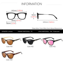 Load image into Gallery viewer, AOWEAR Vintage Sunglasses Women Polarized Retro Sun Glasses Ladies Brand Designer Shades Eyewear with Case Oculos