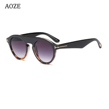 Load image into Gallery viewer, Aoze Vintage Round Sunglasses | Classic Tom Style Design with Gradient Lenses (UV400)