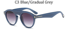 Load image into Gallery viewer, Aoze Vintage Round Sunglasses | Classic Tom Style Design with Gradient Lenses (UV400)
