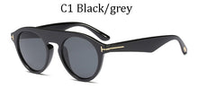 Load image into Gallery viewer, Aoze Vintage Round Sunglasses | Classic Tom Style Design with Gradient Lenses (UV400)