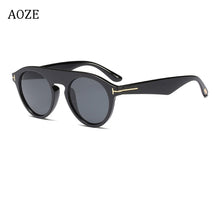 Load image into Gallery viewer, Aoze Vintage Round Sunglasses | Classic Tom Style Design with Gradient Lenses (UV400)