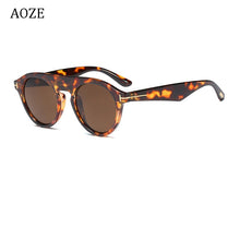 Load image into Gallery viewer, Aoze Vintage Round Sunglasses | Classic Tom Style Design with Gradient Lenses (UV400)