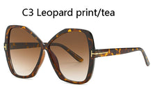 Load image into Gallery viewer, AOZE 2023 Cat eyes sunglasses oversized women ultralight trend Tom frame sunglasses ladies outdoor UV Women ins Popular