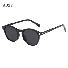 Carica l'immagine nel visualizzatore di Gallery, AOZE 2022  Tom round sunglasses style pilot designer retro sunglasses  street tide sunglasses unisex Women ins Popular