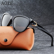 Load image into Gallery viewer, AOZE Luxury Brand Design Cat Eye Polarized Sunglasses Womens Lady Elegant Sun Glasses Female Driving Eyewear Oculos De Sol UV400