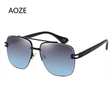 Load image into Gallery viewer, AOZE  Classic Mach Six Style Gradient Sunglasses Cool Men Vintage Brand Design Sun Glasses Oculos De Sol UV400