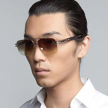 Load image into Gallery viewer, AOZE  Classic Mach Six Style Gradient Sunglasses Cool Men Vintage Brand Design Sun Glasses Oculos De Sol UV400