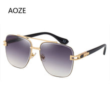 Load image into Gallery viewer, AOZE  Classic Mach Six Style Gradient Sunglasses Cool Men Vintage Brand Design Sun Glasses Oculos De Sol UV400