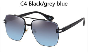 AOZE  Classic Mach Six Style Gradient Sunglasses Cool Men Vintage Brand Design Sun Glasses Oculos De Sol UV400