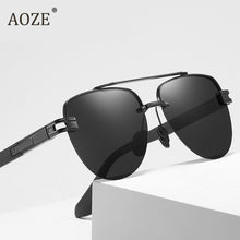 Load image into Gallery viewer, AOZE   Cool GRAND-EVO TWO Style Polarized Sunglasses Pilot Men Unique Brand Design Sun Glasses Oculos De Sol