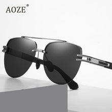 Load image into Gallery viewer, AOZE   Cool GRAND-EVO TWO Style Polarized Sunglasses Pilot Men Unique Brand Design Sun Glasses Oculos De Sol