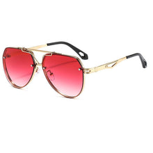 Load image into Gallery viewer, AOZE   Pilot style metal gradient cool men women's sunglasses r
