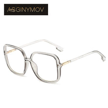 Load image into Gallery viewer, AS GINYMOV TR Oversized Square Glasses Frame for Men Women Anti-Blue Light Eyewear Big Glasses Optical Myopia Spectacle Frame
