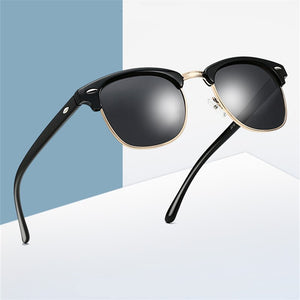 ASOUZ 2023 oval men's sunglasses UV400 classic retro brand designer design ladies glasses UV400 driving sunglasses