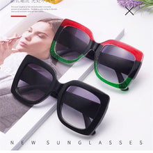 Load image into Gallery viewer, ASOUZ 2023 square ladies sunglasses classic brand design square men&#39;s glasses UV400 large frame driving sunglasses